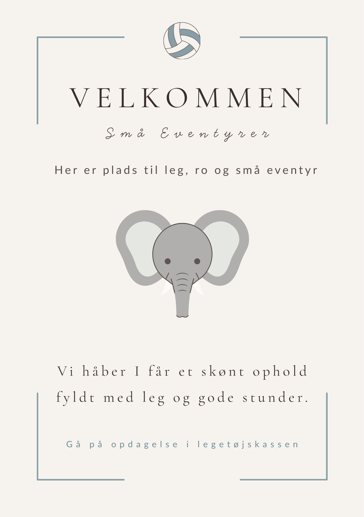 VELKOMST ELEFANT