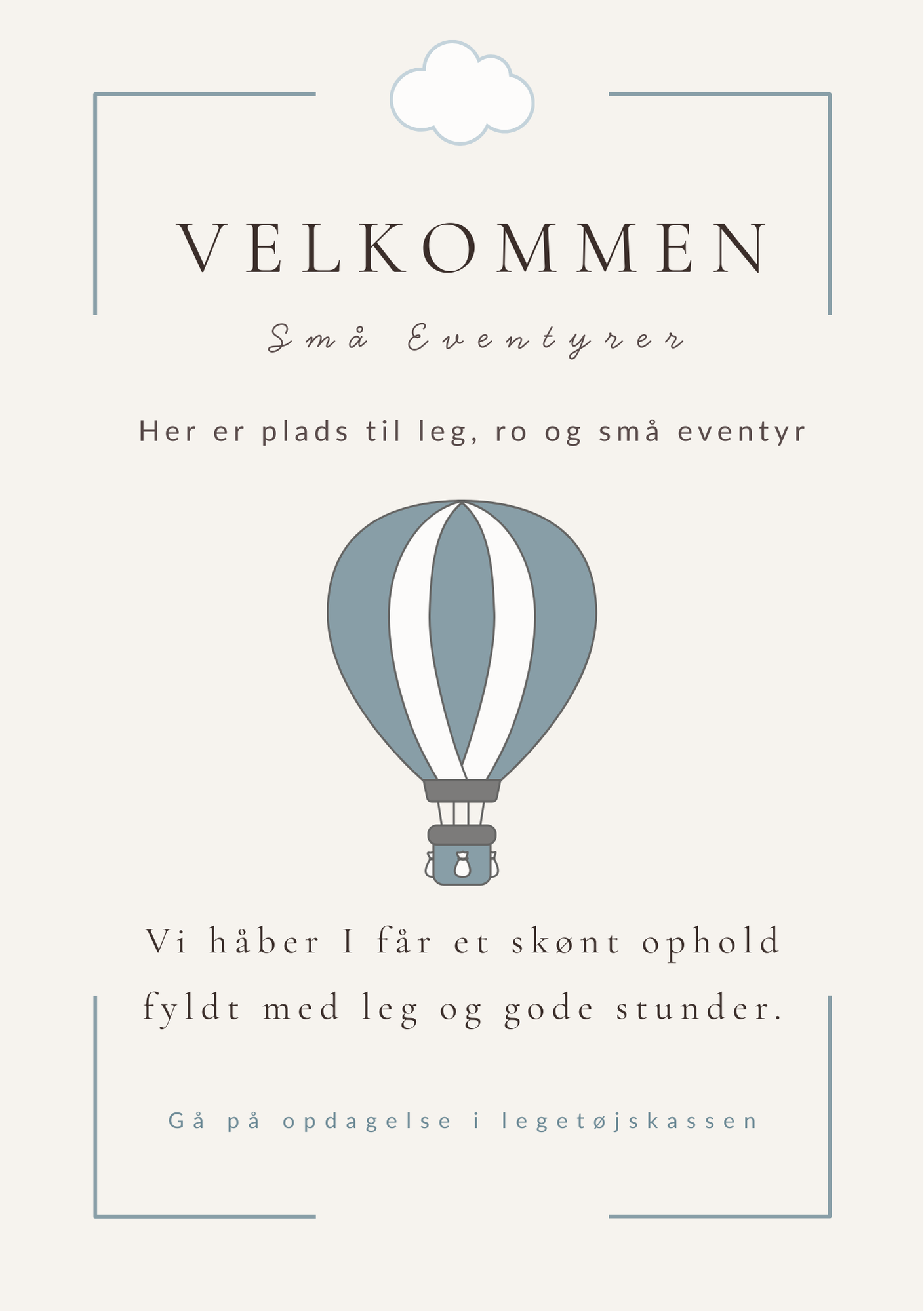 VELKOMST BALLON