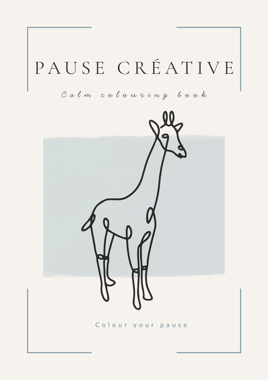 PAUSE CRÉATIVE - calm colouring book